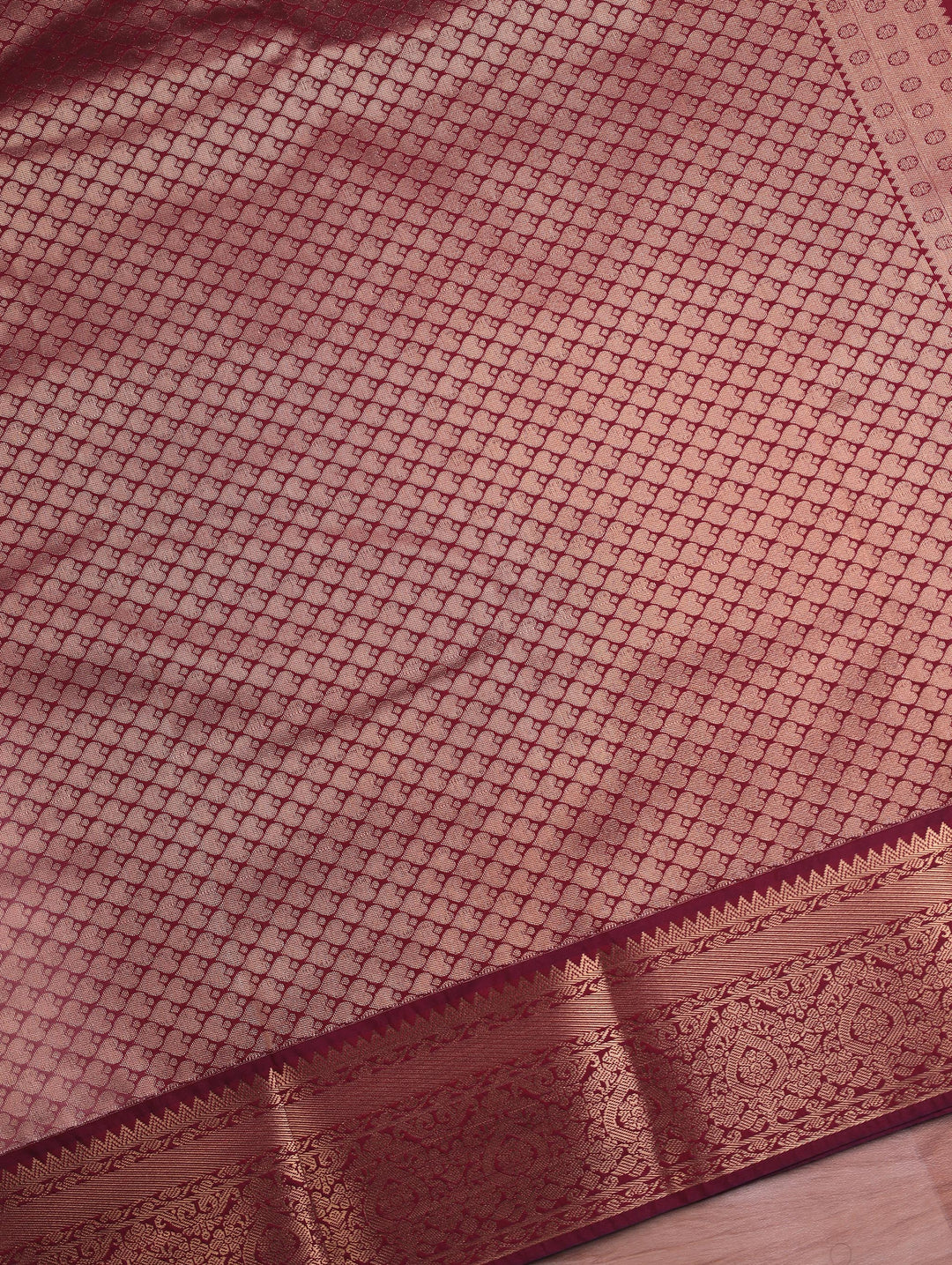 Ponmani — Pale Yellow Tana Art Silk Saree