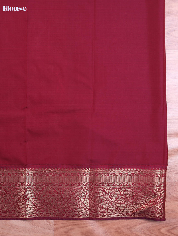 Ponmani — Pale Yellow Tana Art Silk Saree