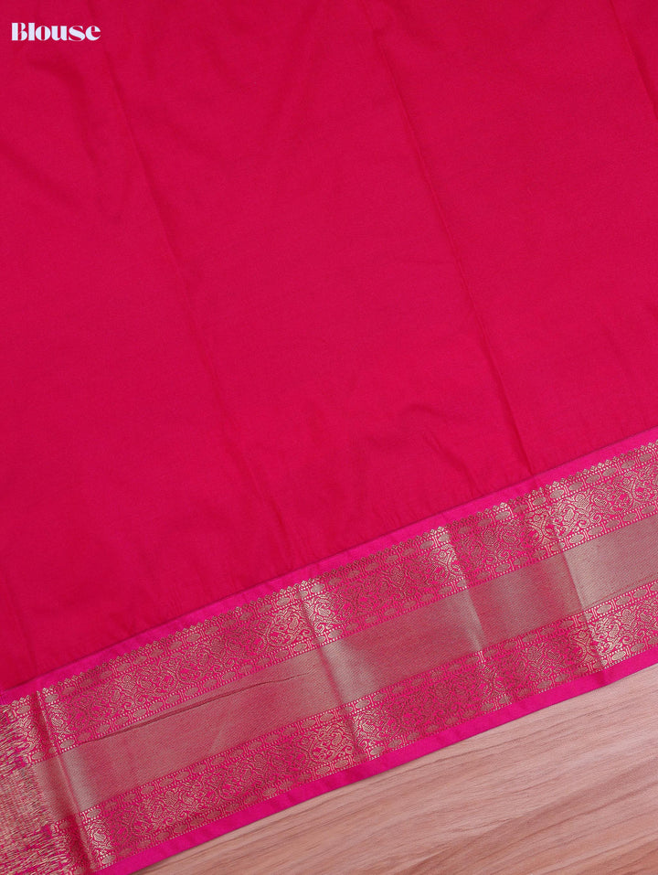 Chellam — Cream Tana Art Silk Saree