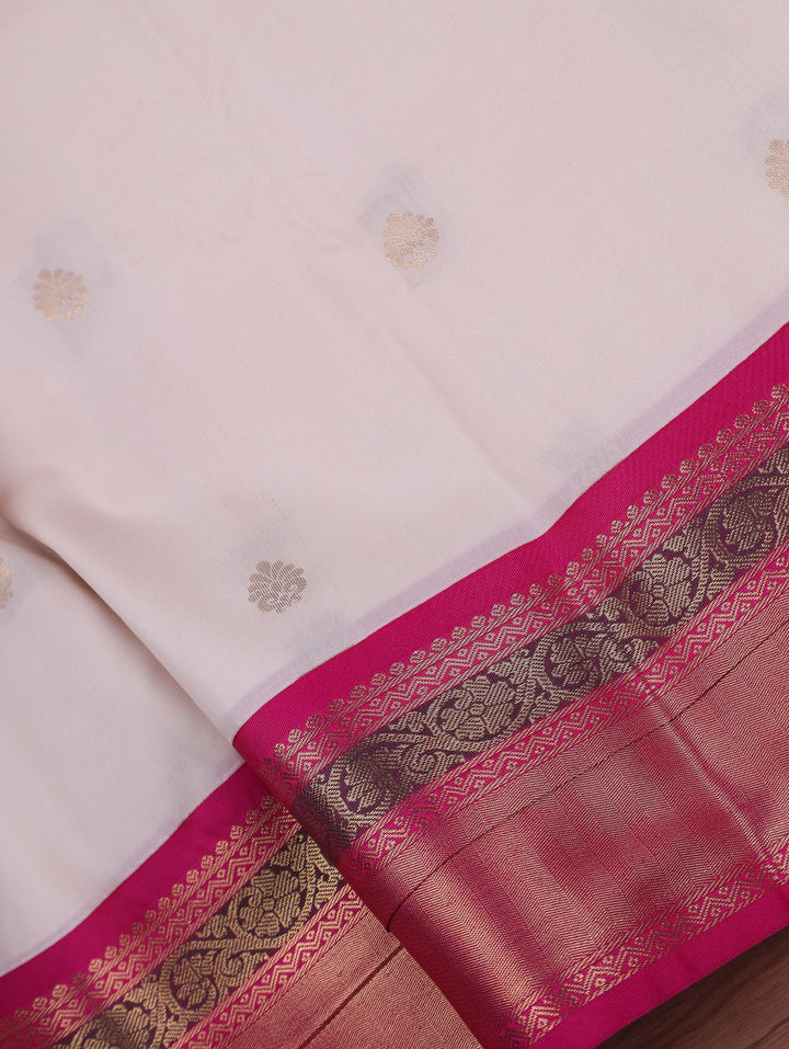 Amutha — Cream Tana Art Silk Saree
