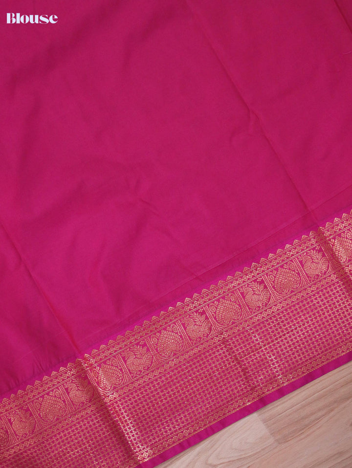 Vani — Cream Tana Art Silk Saree