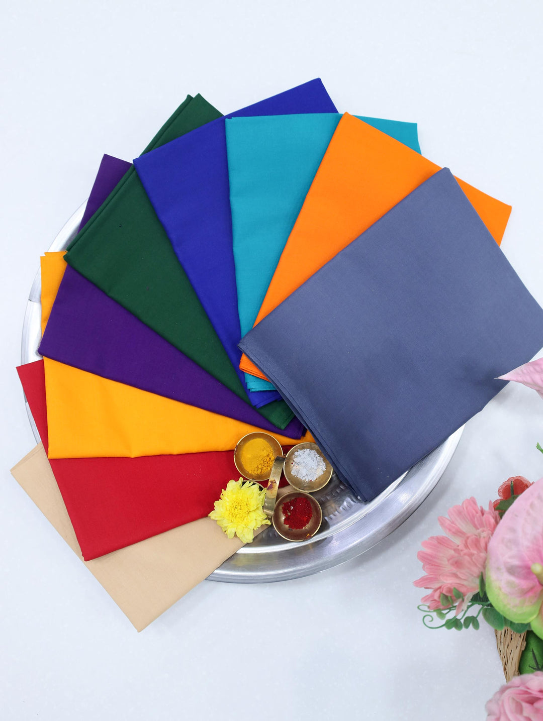 Navaratri Thamboolam Blouse Set — Nine Colours