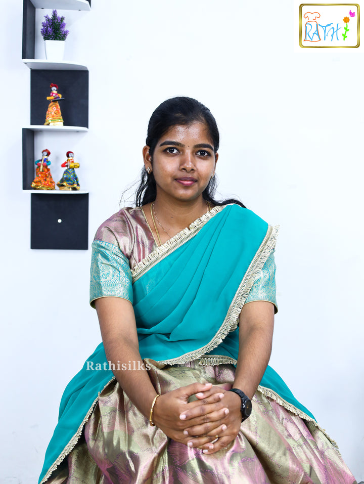 Elegant Art Silk Half Saree
