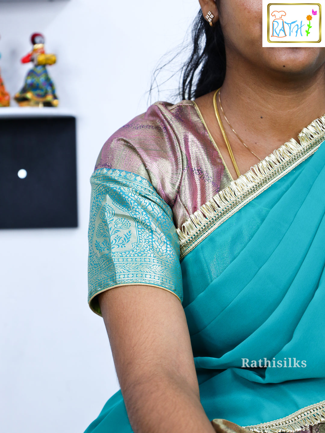 Elegant Art Silk Half Saree