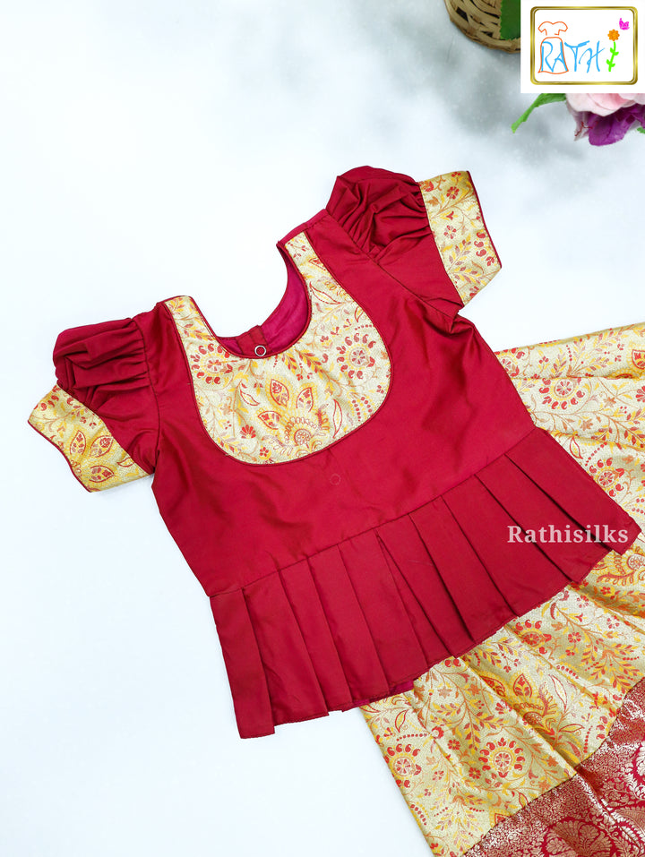 Sara Frill Pot Pavadai Set