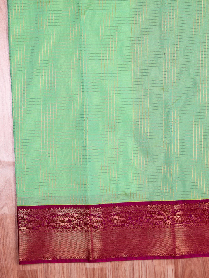 Kalpana — Light Green Tana Art Silk Saree