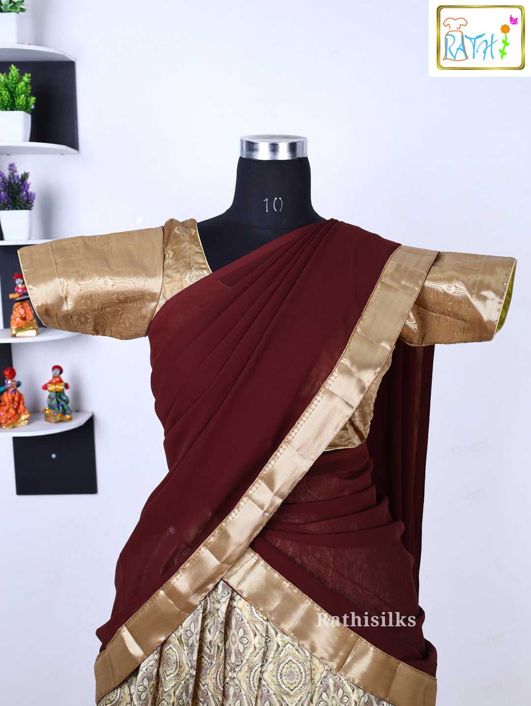 Art Silk Half Saree