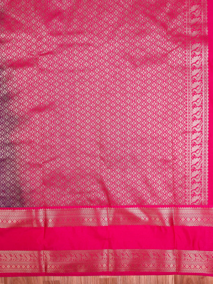 Sangeetha — Sky Blue Tana Art Silk Saree