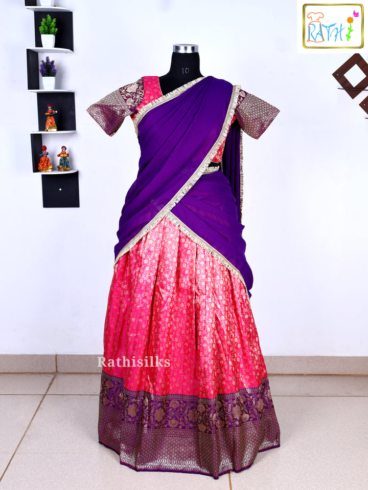 Art Silk Half Saree