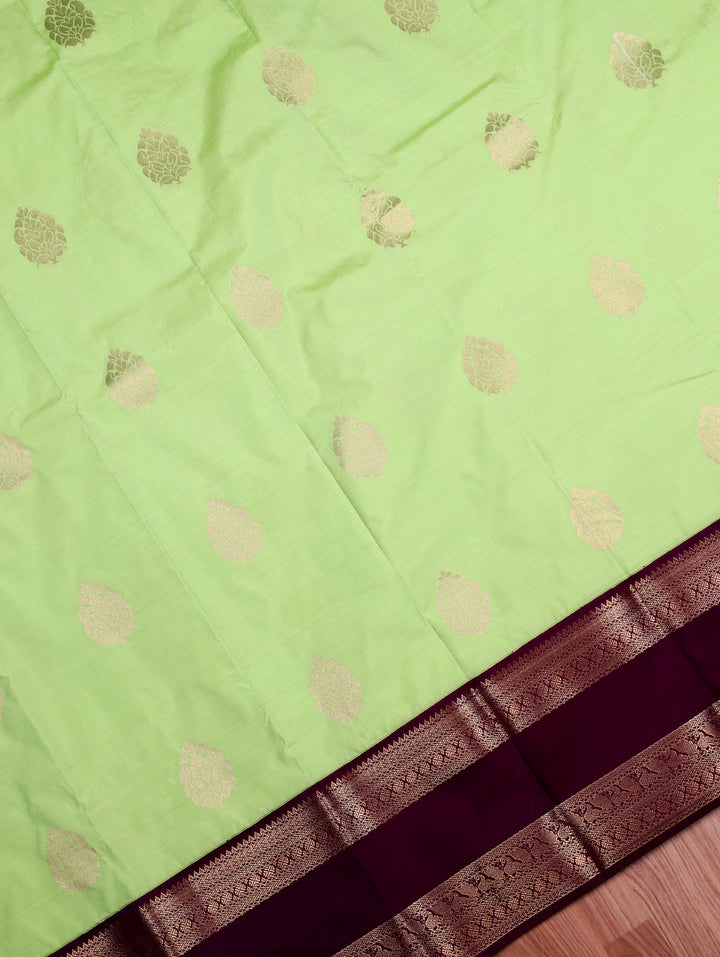 Manjari — Light Green Tana Art Silk Saree