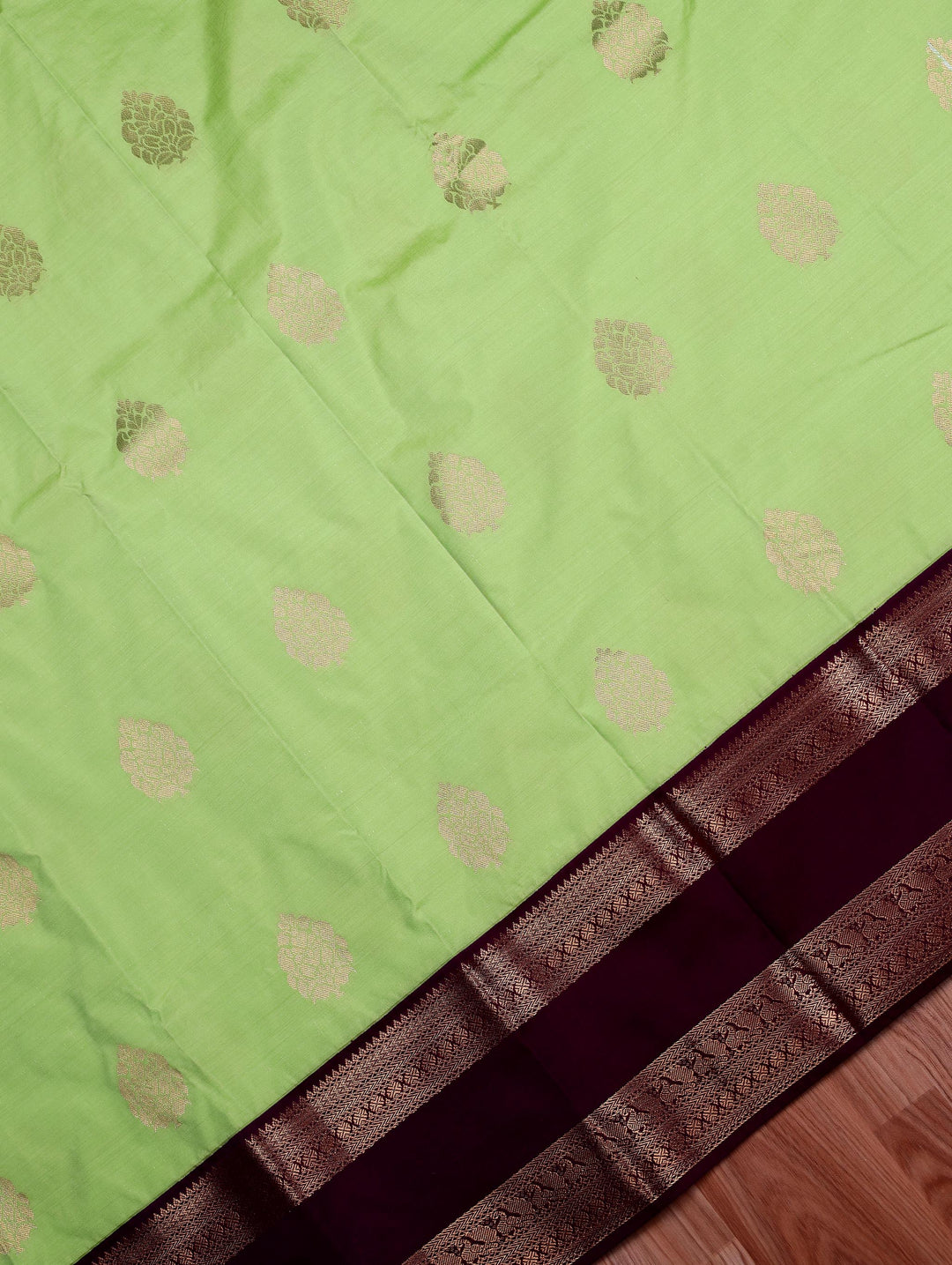 Manjari — Light Green Tana Art Silk Saree
