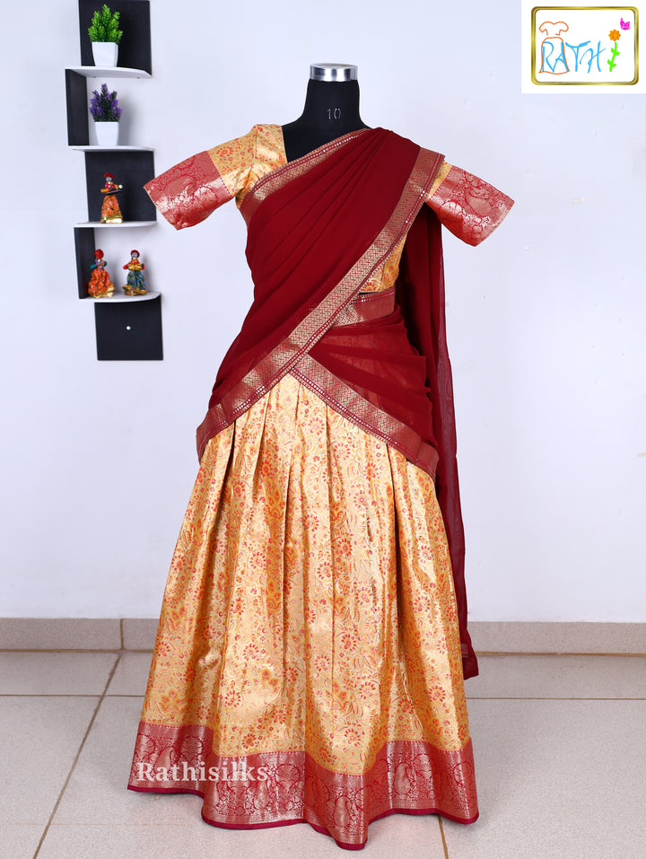Art Silk Half Saree