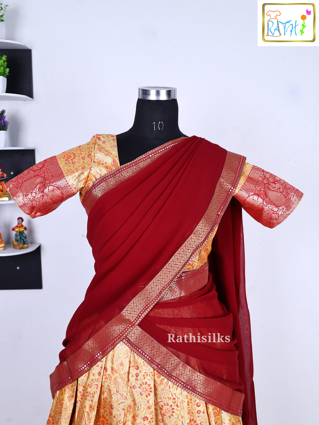 Art Silk Half Saree