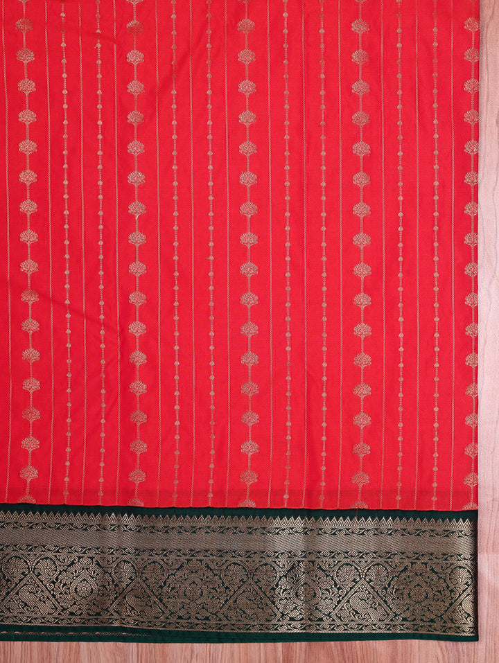 Kavitha — Orange Tana Art Silk Saree
