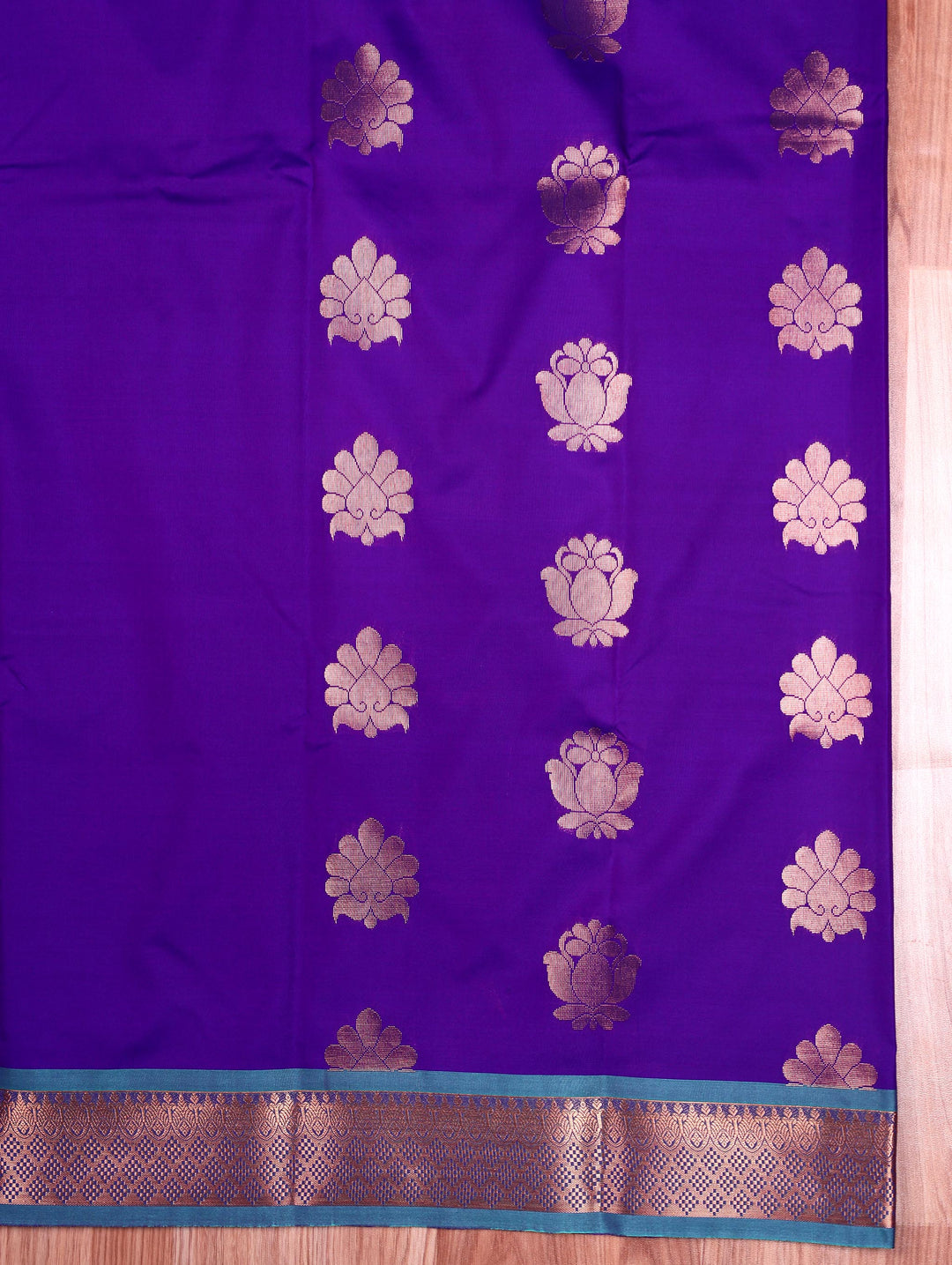 Shyamala — Purple Tana Art Silk Saree