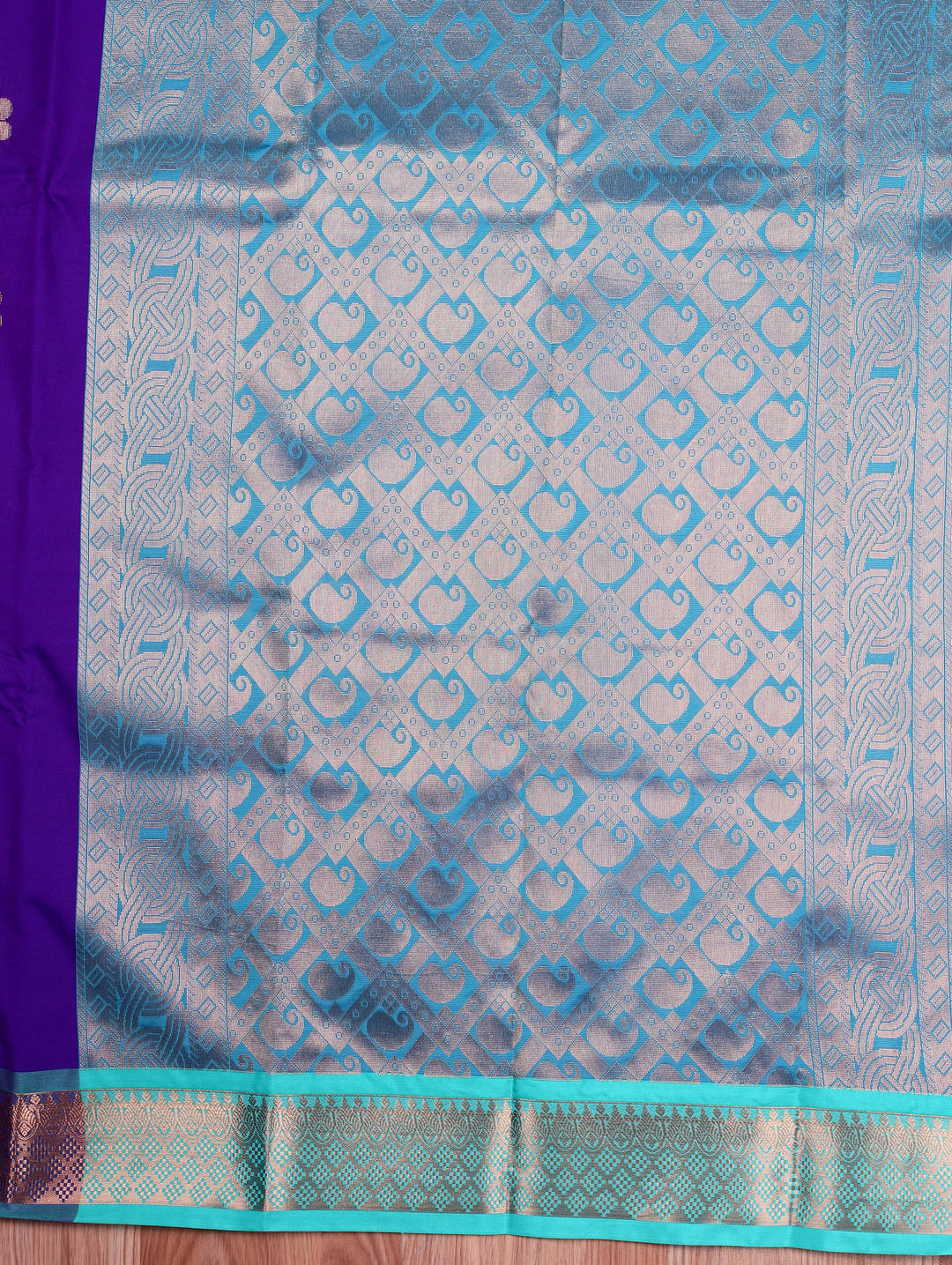 Shyamala — Purple Tana Art Silk Saree
