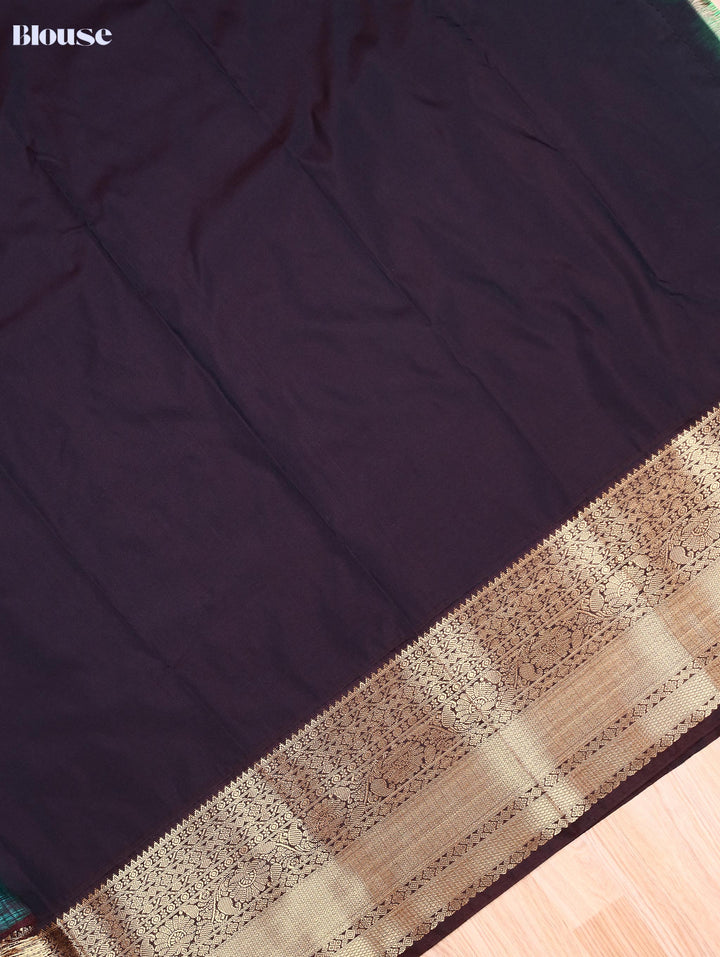 Brindha — Sea Green Tana Art Silk Saree
