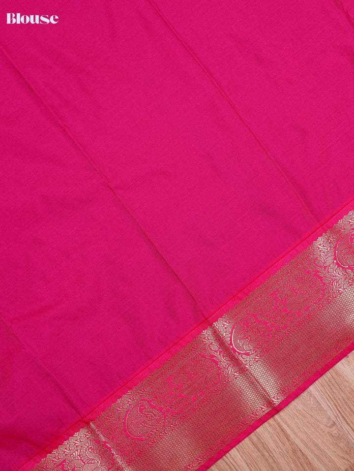 Vanaja — Blue Tana Art Silk Saree