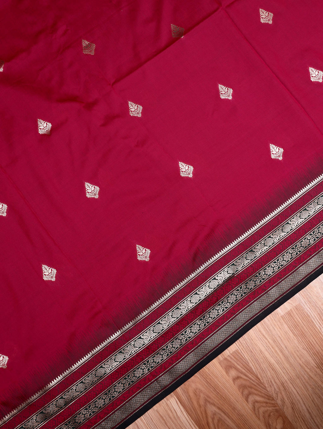 Pushpa — Pink Tana Art Silk Saree