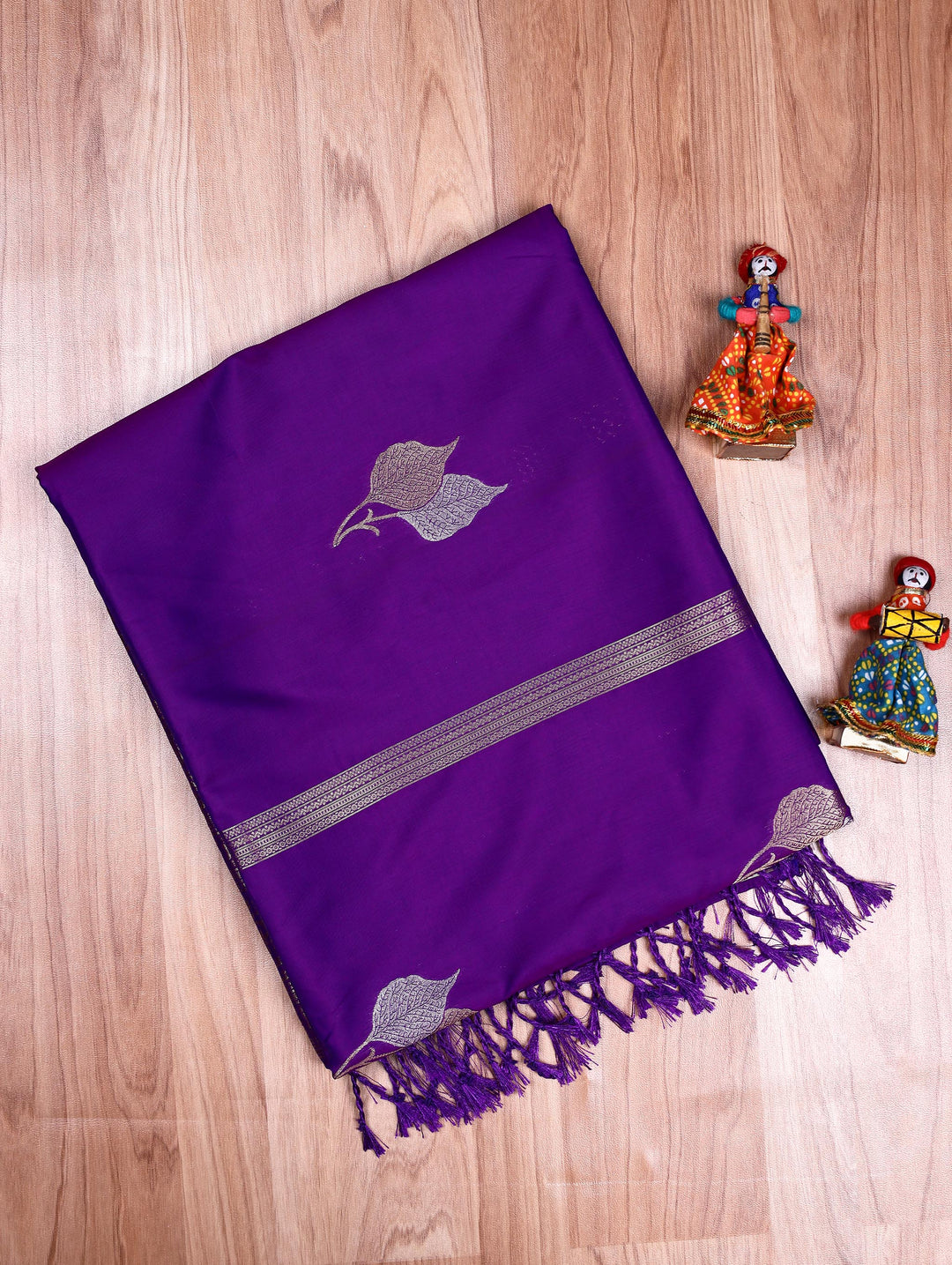 Vasuki — Purple Tana Art Silk Saree