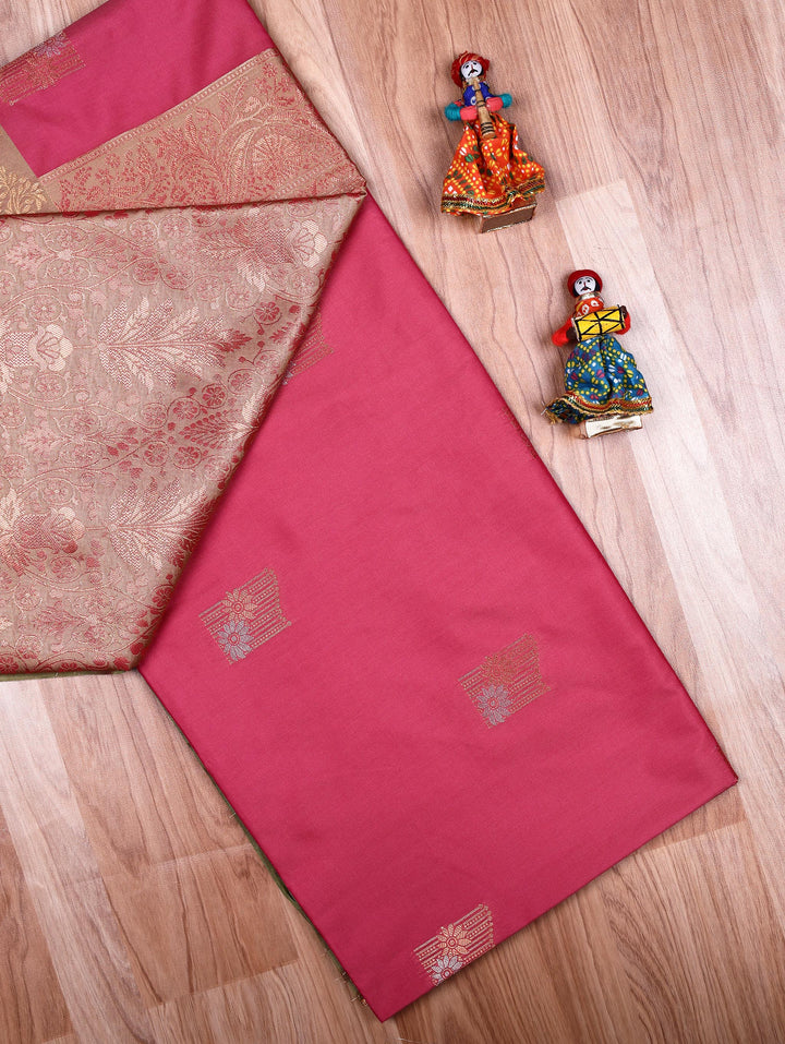 Madhura — Pink Tana Art Silk Saree