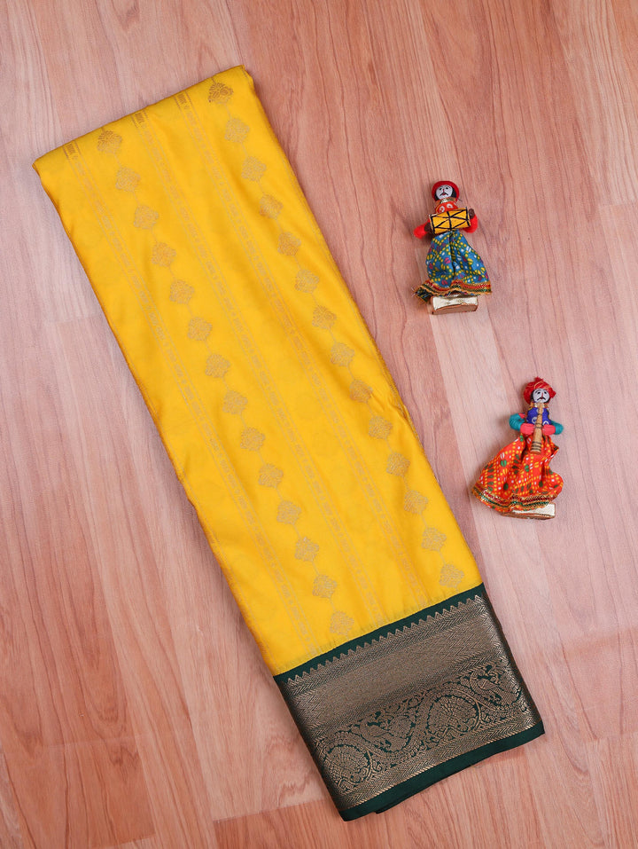 Vasantha — Yellow Tana Art Silk Saree