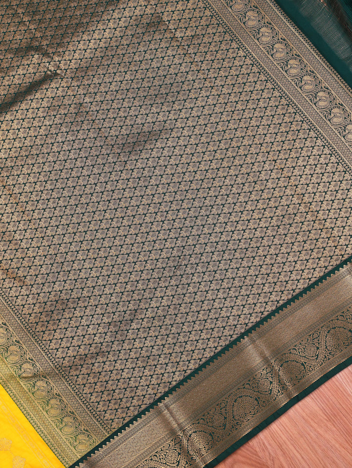 Vasantha — Yellow Tana Art Silk Saree
