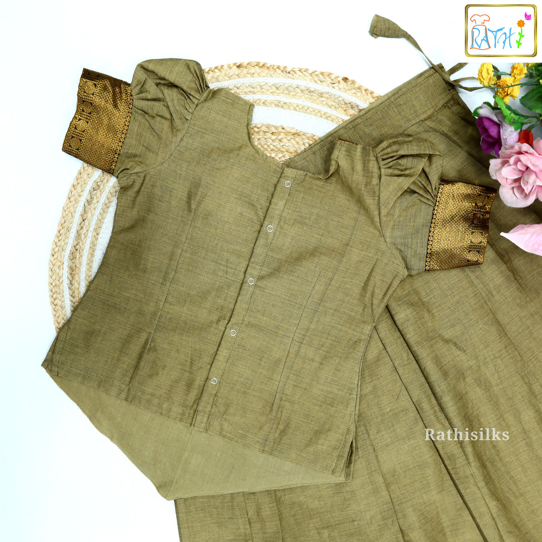 Thari Cotton Pavadai Set