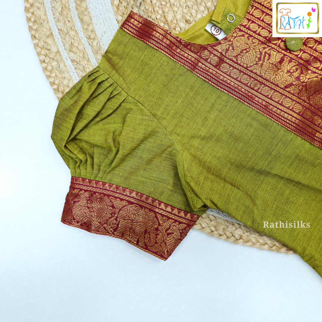 Thari Cotton Pavadai Set