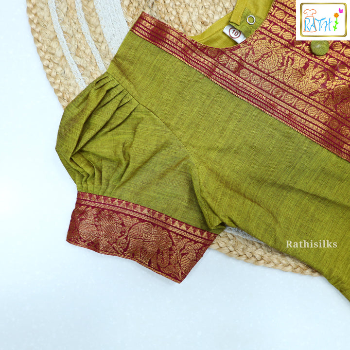 Thari Cotton Pavadai Set