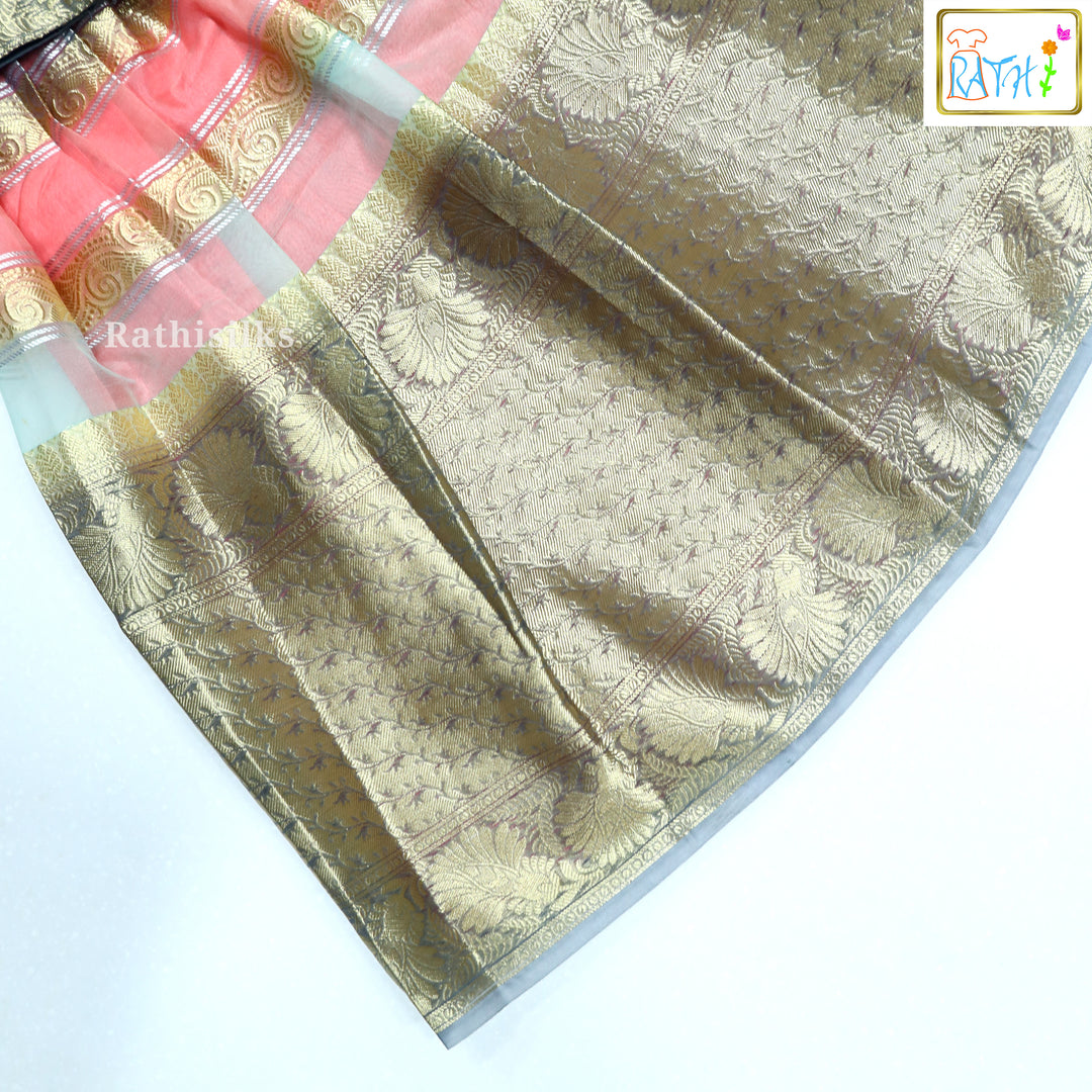 Karishma Top – Art Silk Pavadai Set