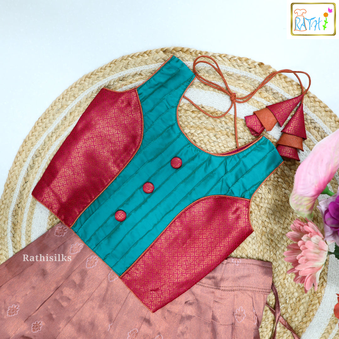 Beautiful Art Silk Pavadai Set