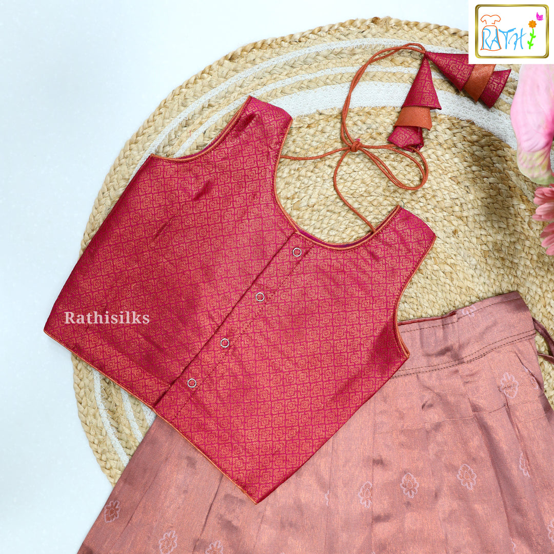 Beautiful Art Silk Pavadai Set