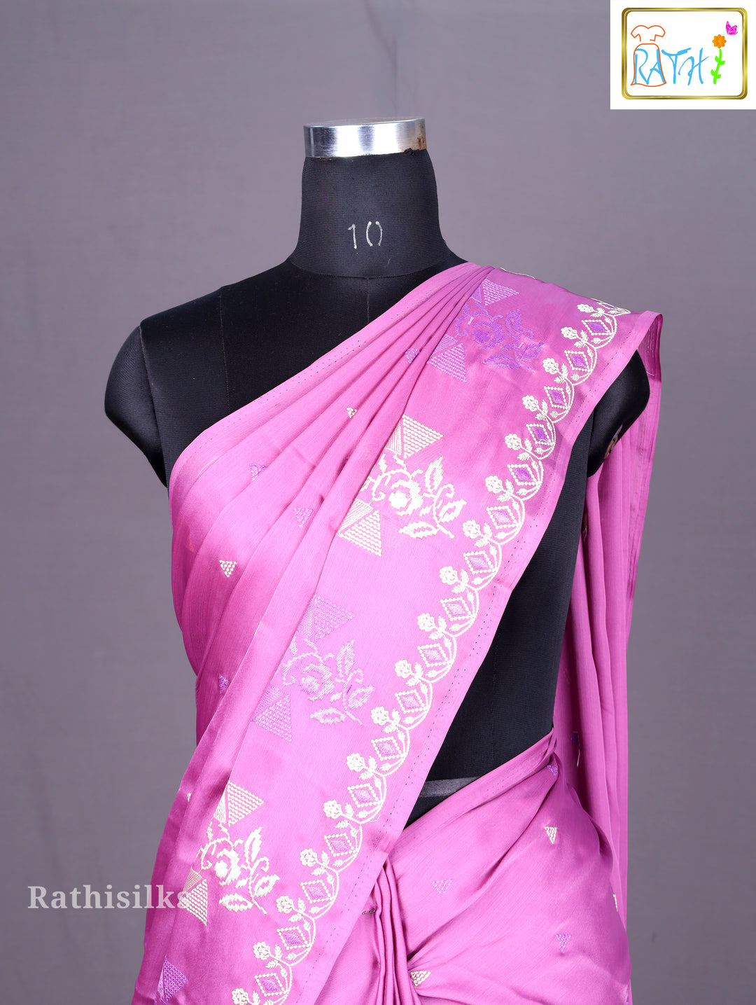 Elegant Synthetic Saree