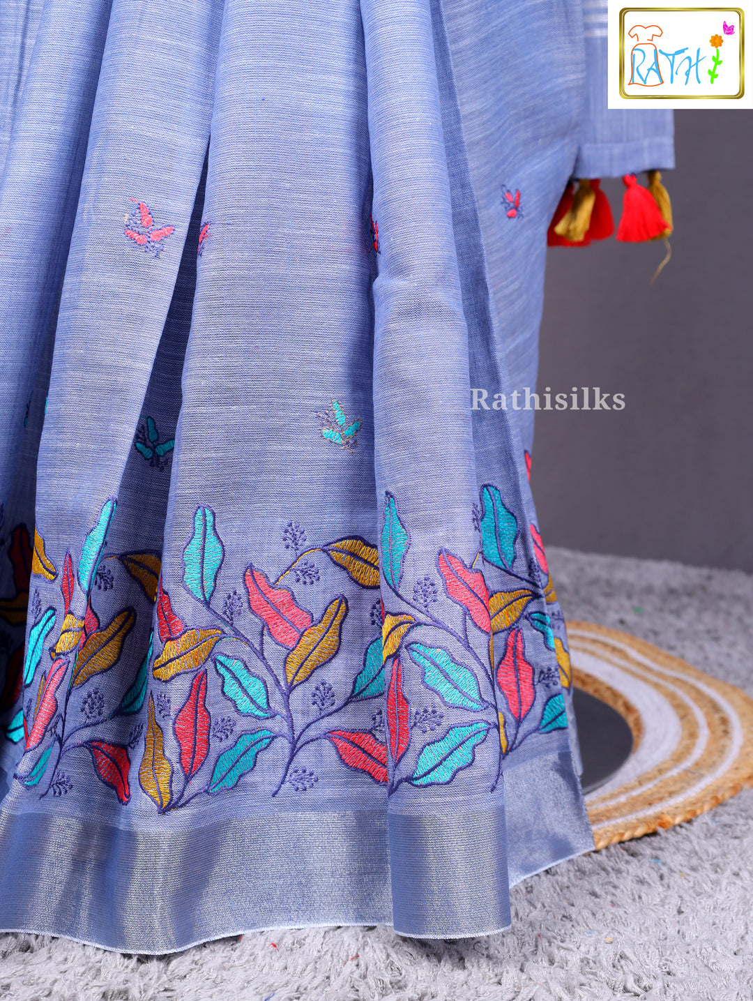 Modern Embroidered Saree