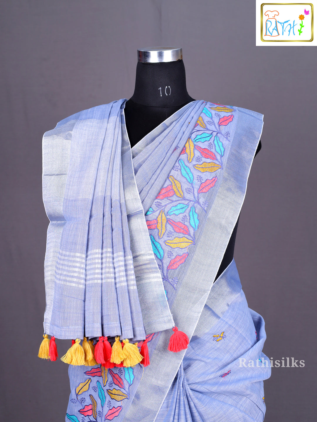 Modern Embroidered Saree