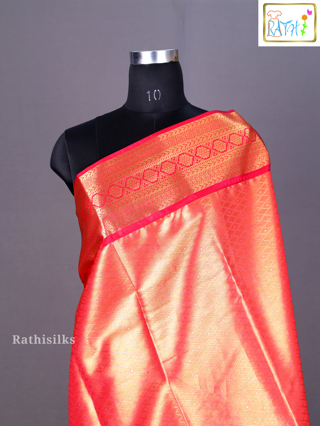 Rich Parrot Green Art Silk Saree