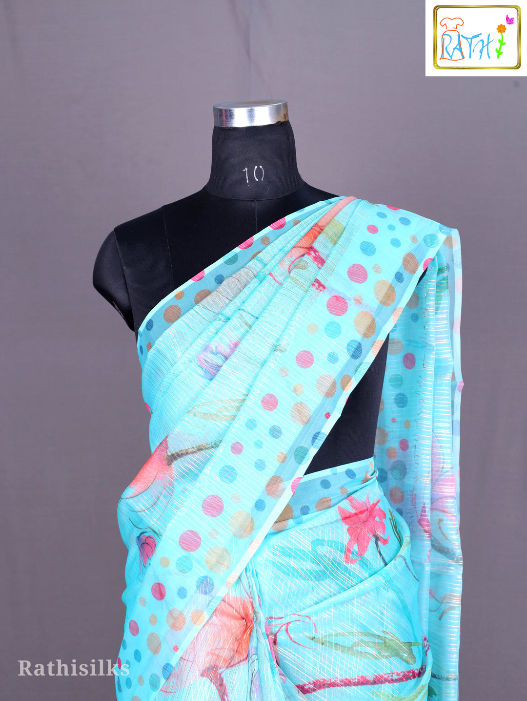 Casual Printed Synthetic Saree