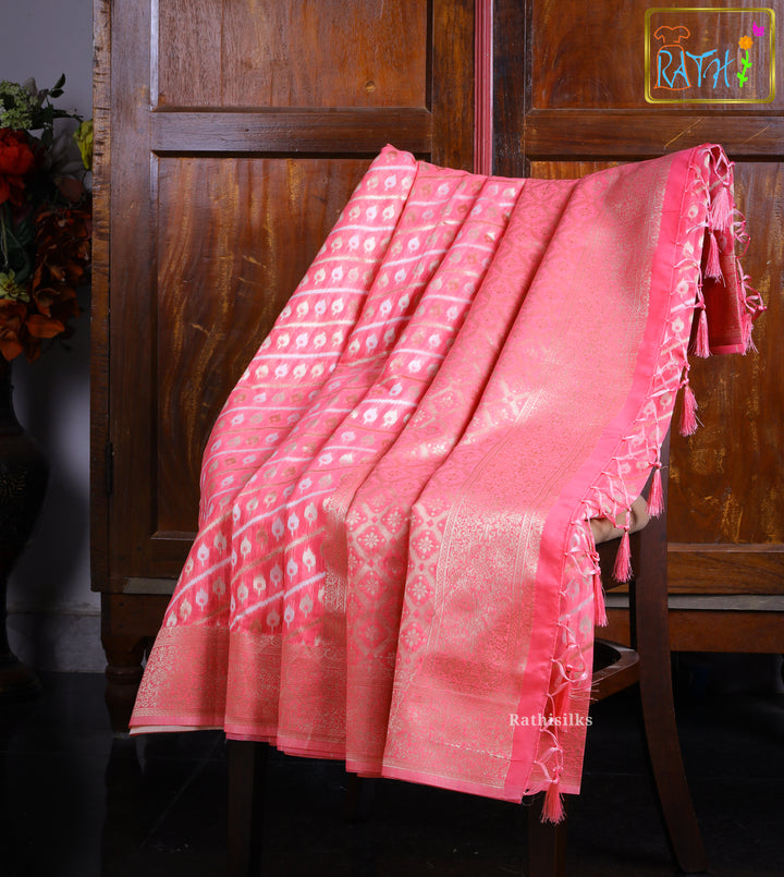 Synthetic Organza Saree