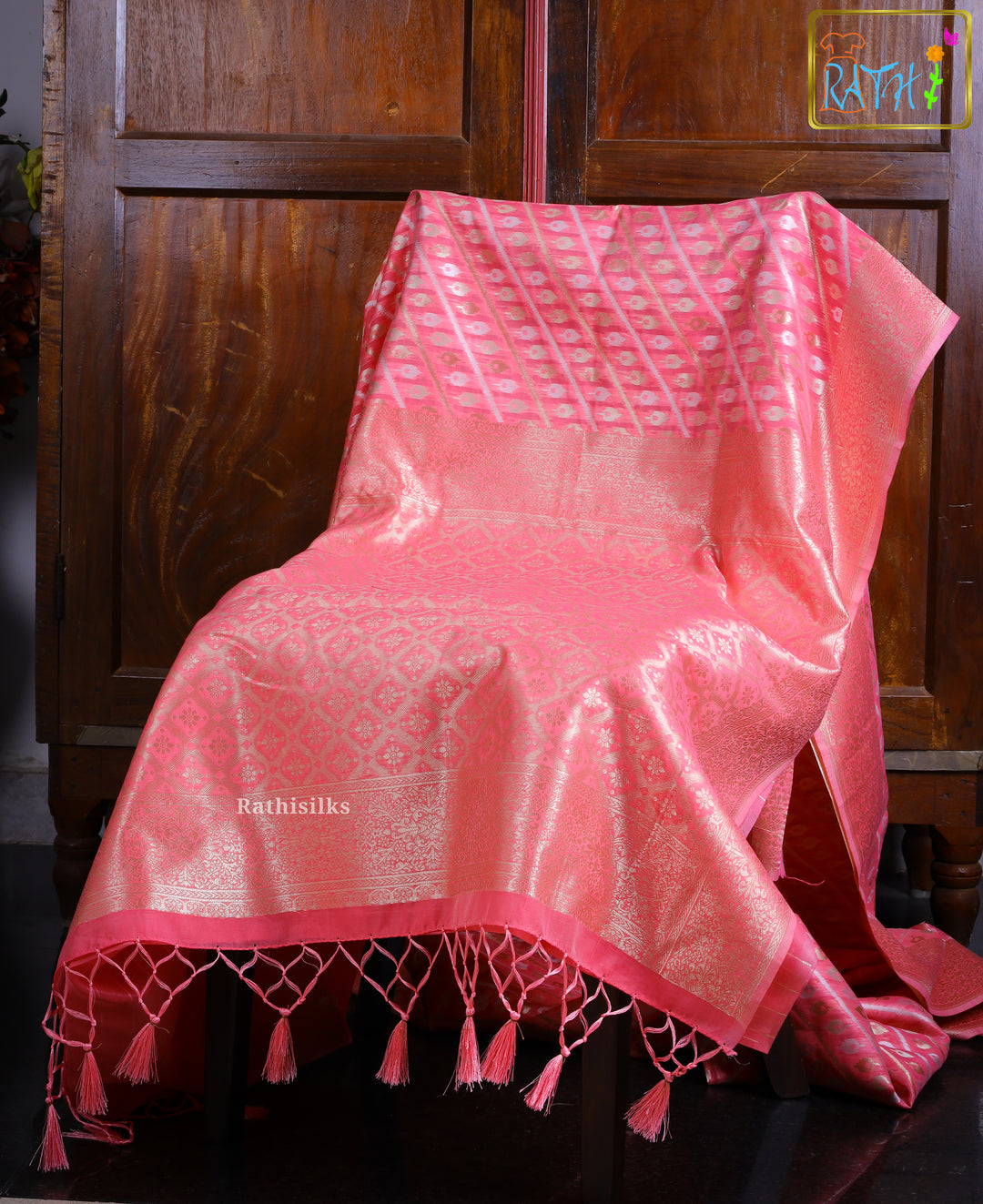 Synthetic Organza Saree