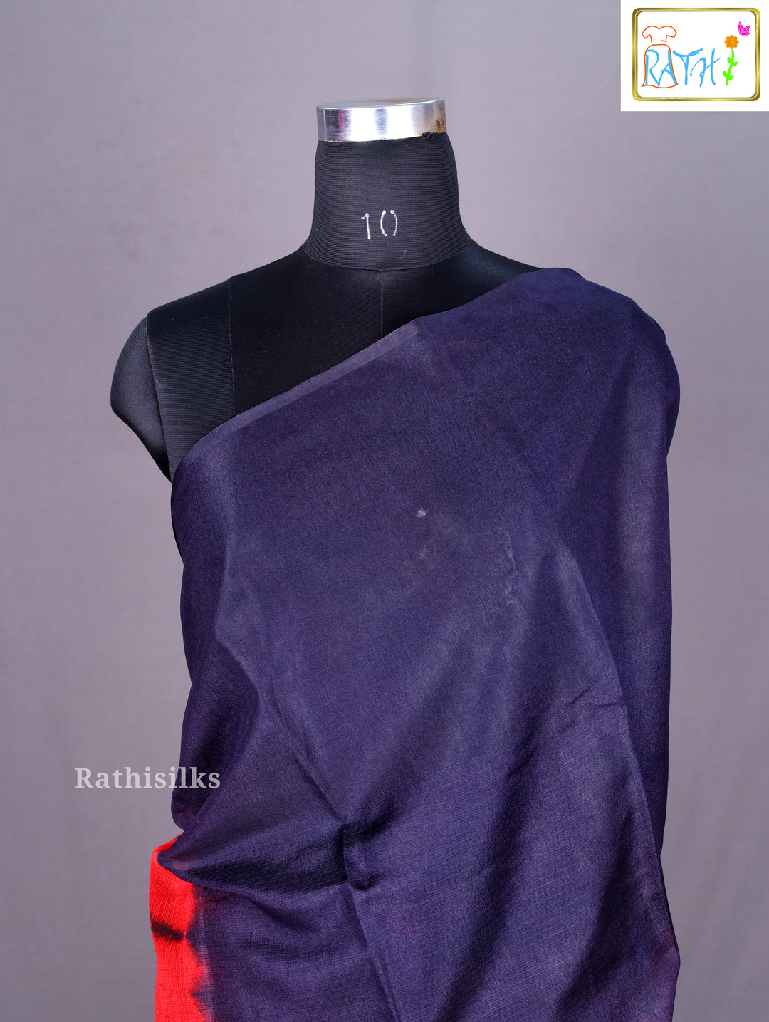 Vibrant Tie-Dye Synthetic Saree