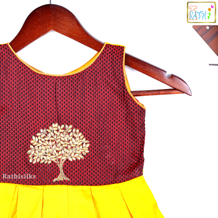 Tree of Life Brocade Frock