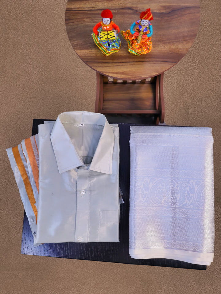 Art Silk Couple Combo Set