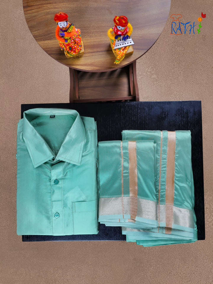 Art Silk Couple Combo Set