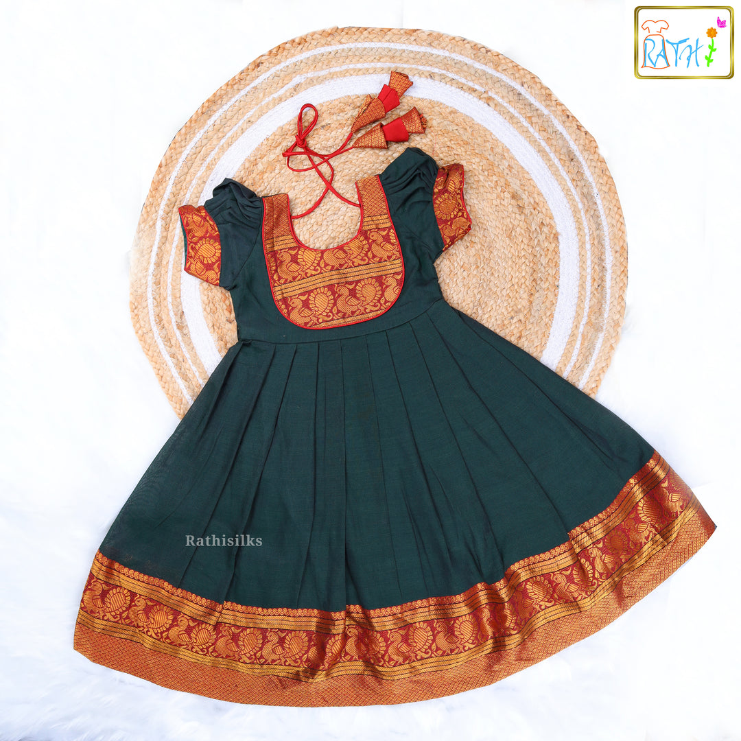 Narayanpet Cotton Frock Rathi Silks Narayanpet Cotton Frock Rathi Silks