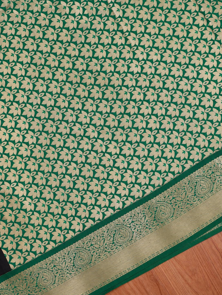 Kokila — Black Art Silk Saree
