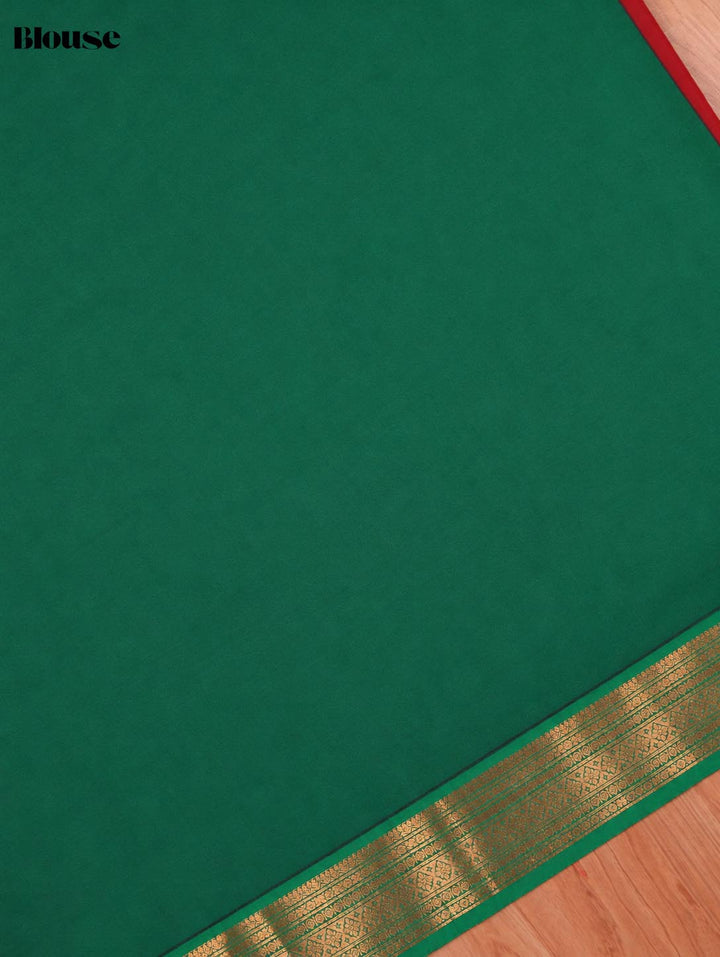 Aishwarya — Rust Red Art Silk Saree