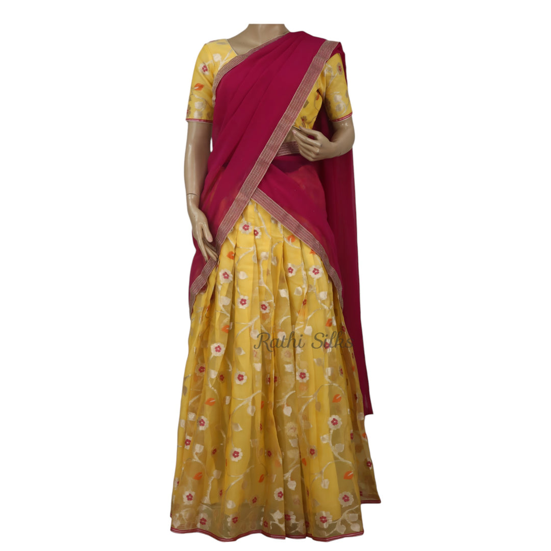 Designer Half Saree