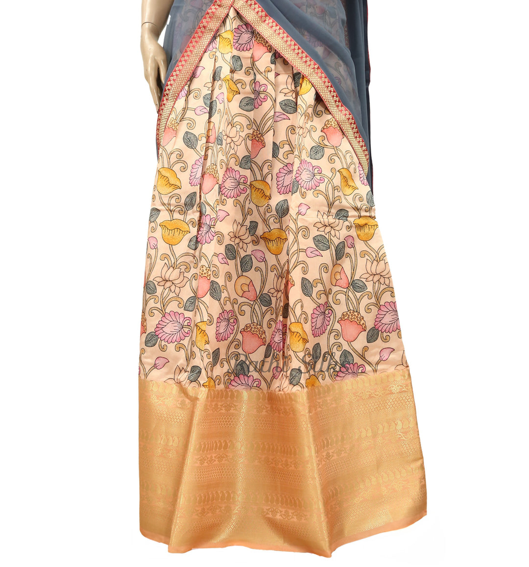 Floral Printed Half Saree