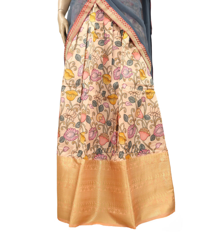 Floral Printed Half Saree